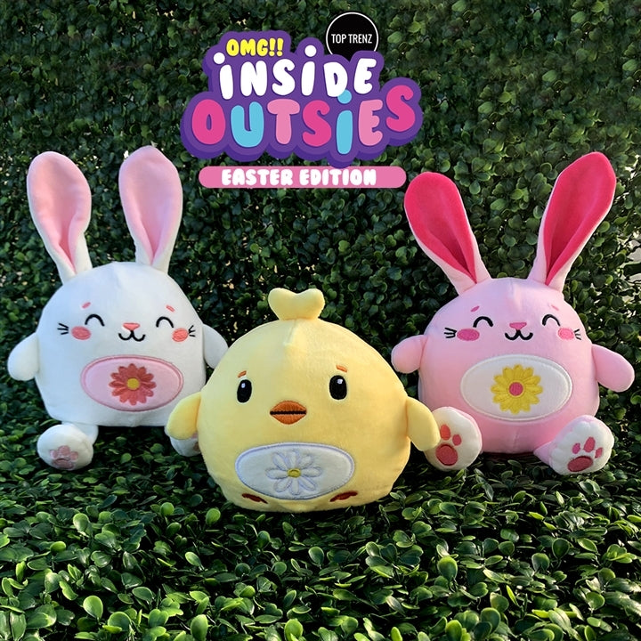 Inside Outsies Reversible Plush - Easter Collection