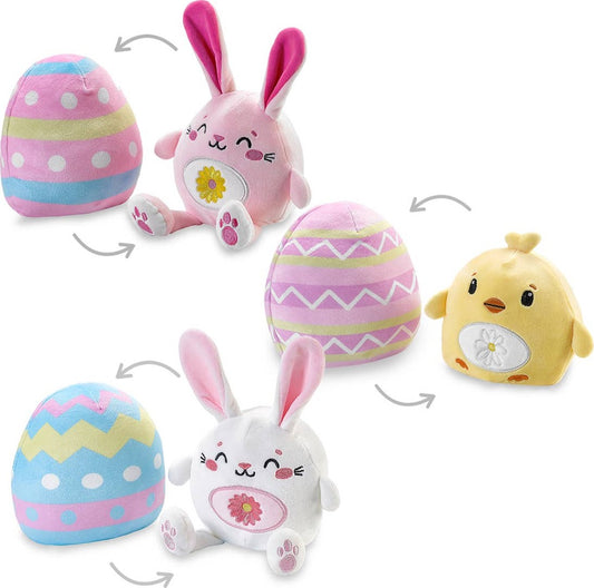 Inside Outsies Reversible Plush Keychains - Easter Collection