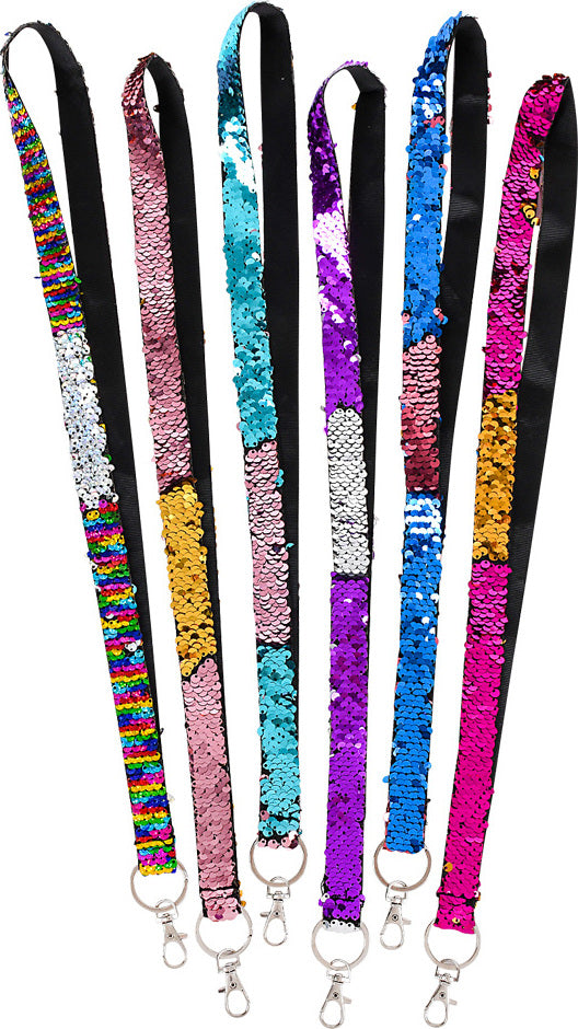 36" Flip Sequin Lanyard