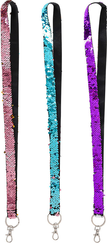 36" Flip Sequin Lanyard