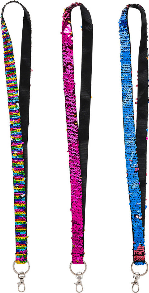 36" Flip Sequin Lanyard