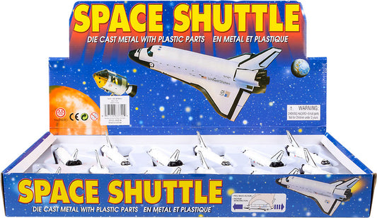 5" Die Cast Pull Back Space Shuttle