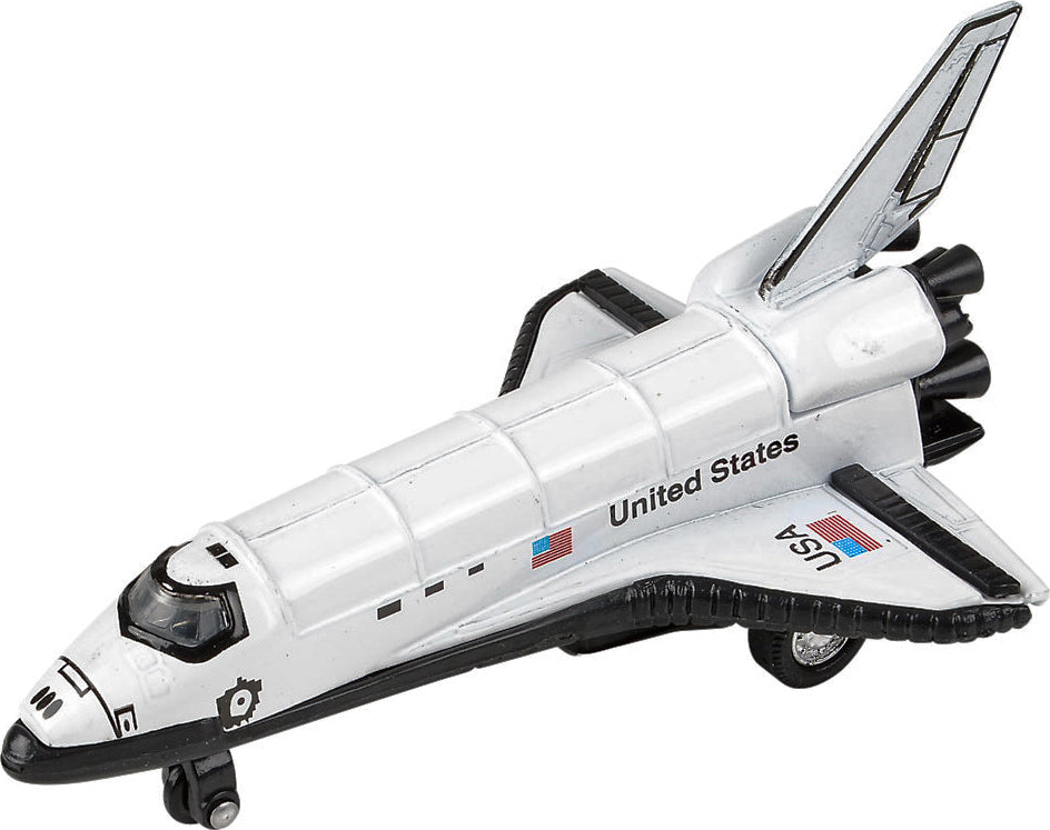 5" Die Cast Pull Back Space Shuttle