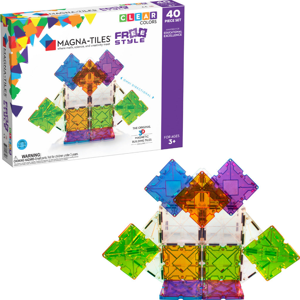 Magna-Tiles Freestyle 40 Piece Set