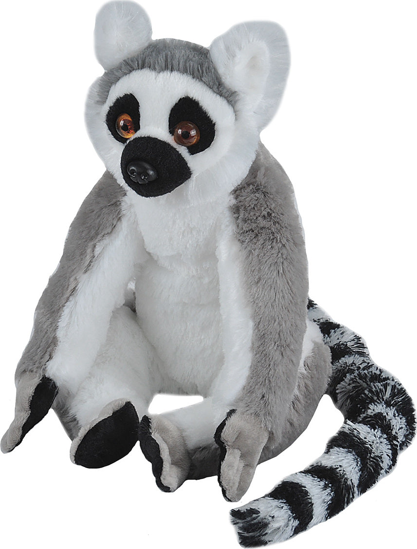 Ring Tailed Lemur Stuffed Animal - 12"