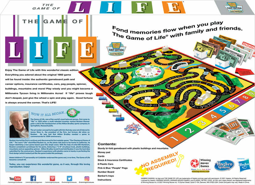 The Game of Life Classic Edition Age 10+