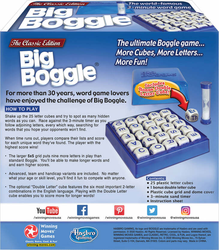 Big Boggle Game Age 8+