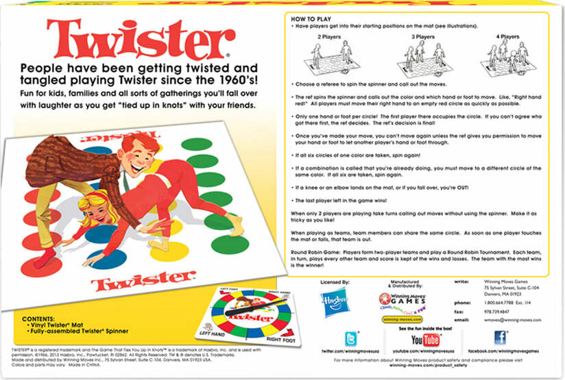 Classic Twister Game Age 6+